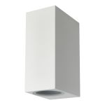 D'Lite Wandlamp Vrebos Long  Aluminium Wit Zwart Up & Down | IP56 - Geschikt Voor 2x GU10