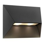 Nordlux Pontio Wandlamp Aluminium Zwart | IP54 - Geschikt voor 2x GU10