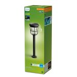 Philips Solar Radii Sokkel lamp Metaal Zwart 1.3W 250lm - 830 Warm Wit | IP44