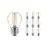 Voordeelpak 10x Philips Master Value LED Lustre E27 Kogel Filament Helder 3.4W 470lm - 927 Zeer Warm Wit | Beste Kleurweergave - Dimbaar - Vervangt 40W