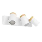 Eglo Plafondlamp Consuma Wit, Bruin | Geschikt voor 3x GU10